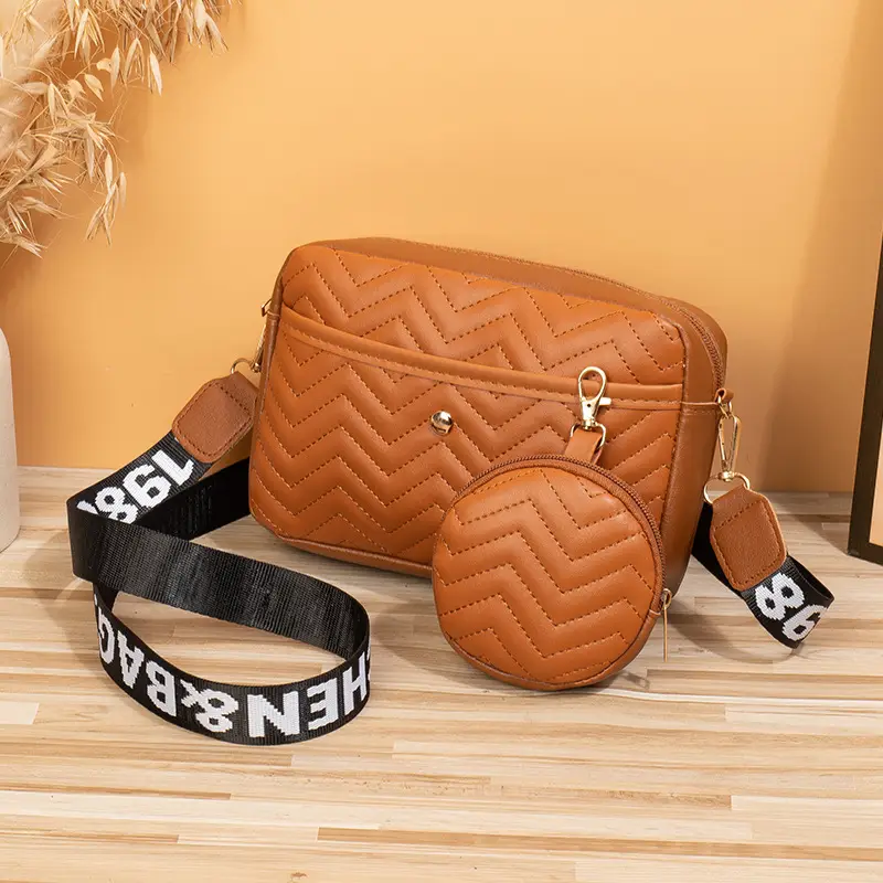 Women's Korean Style Crossbody Bag with Cosmetics & Pouch — feature 26