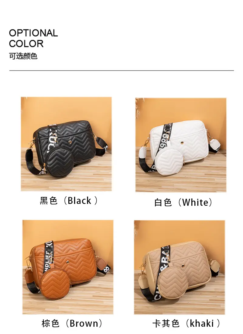 Women's Korean Style Crossbody Bag with Cosmetics & Pouch — feature 40