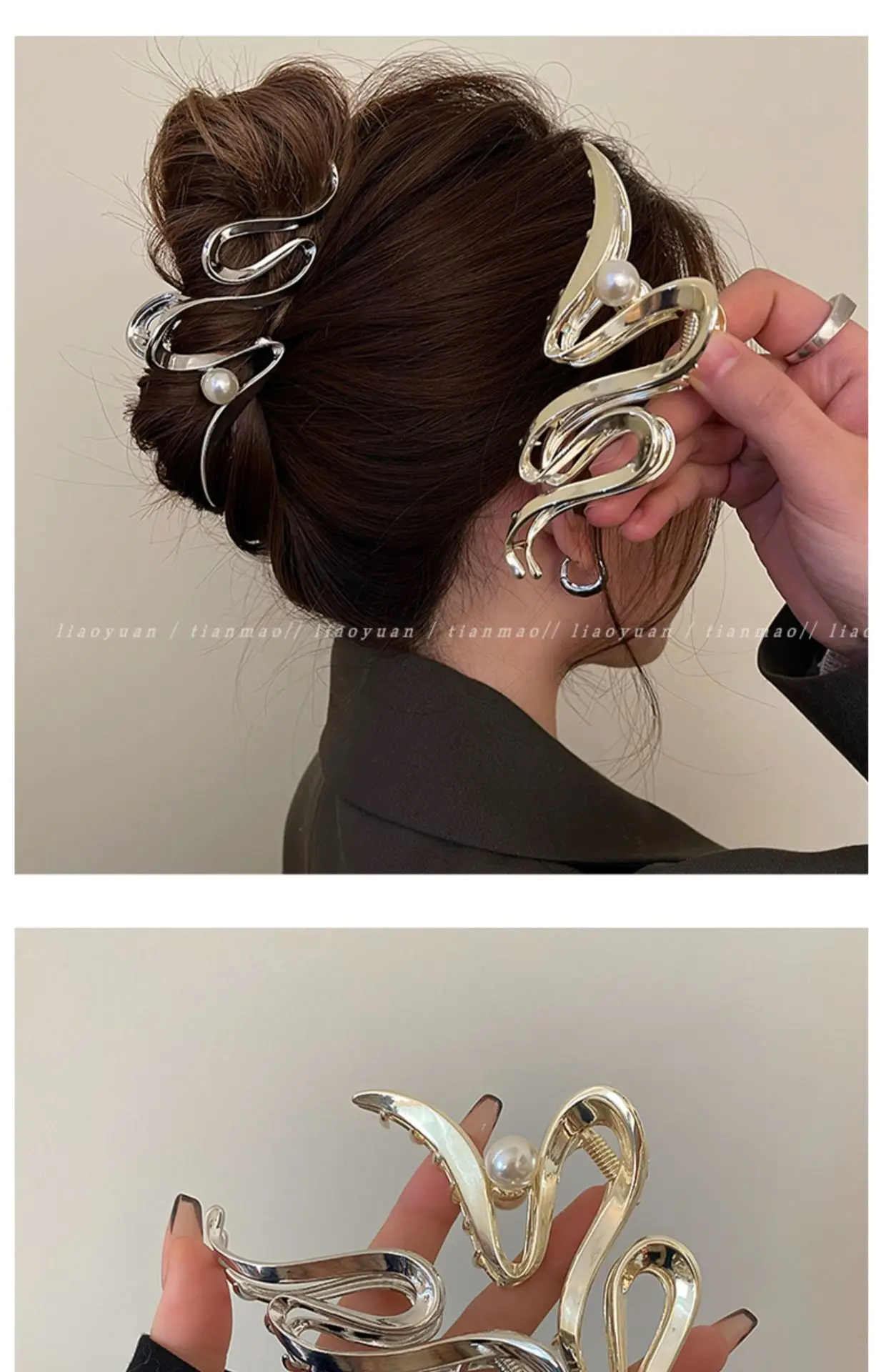 Cold Style Shark Clip Hairpin for Women — feature 10