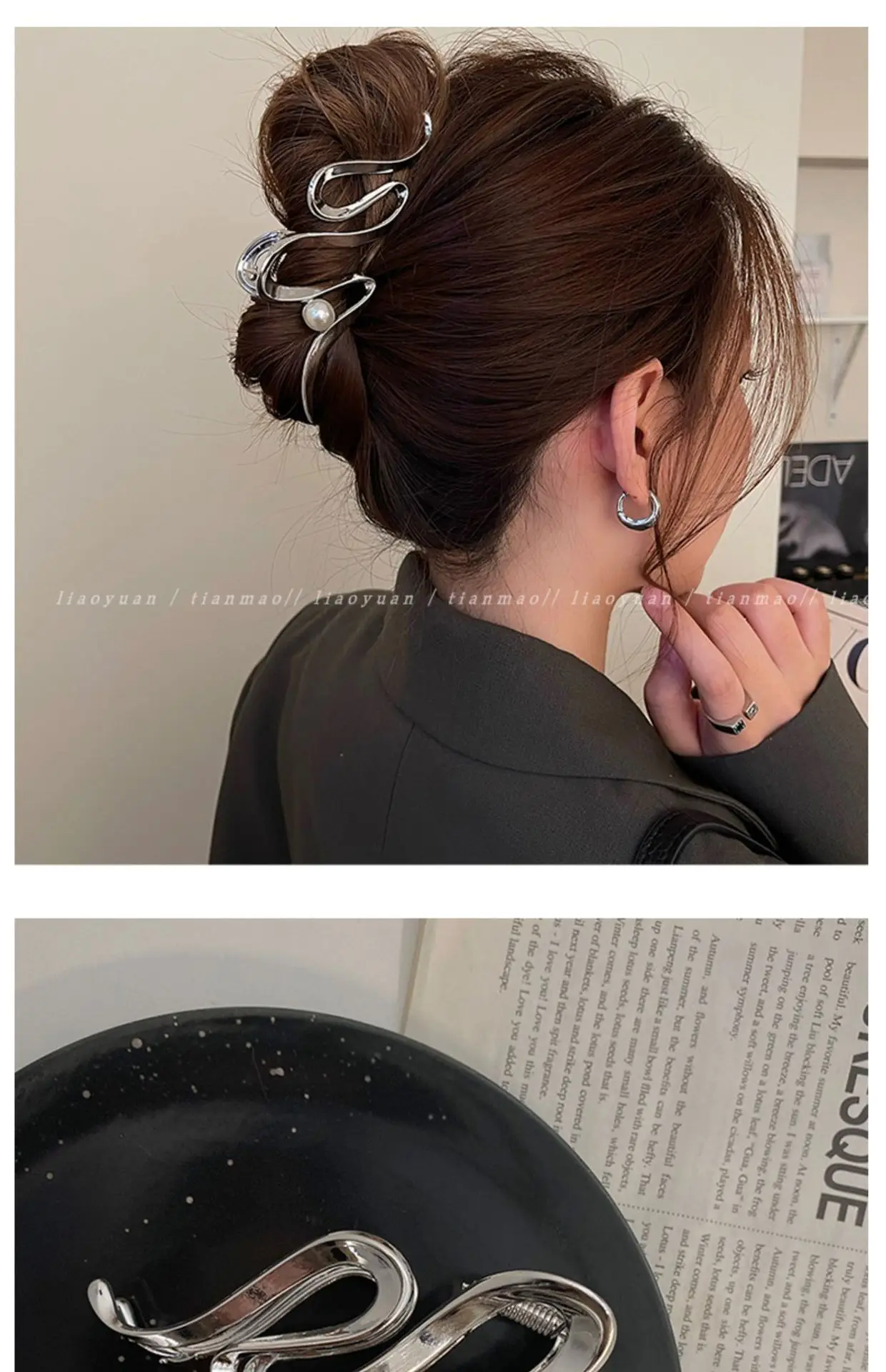 Cold Style Shark Clip Hairpin for Women — feature 12