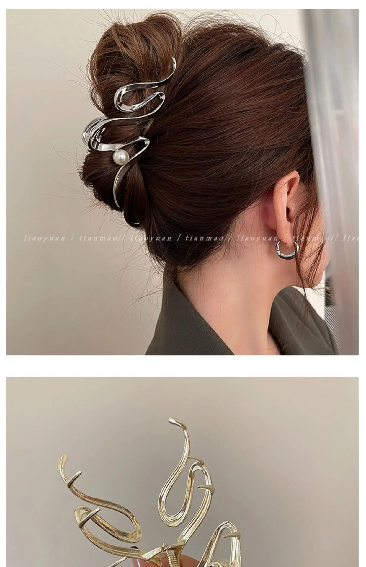 Cold Style Shark Clip Hairpin for Women — feature 16