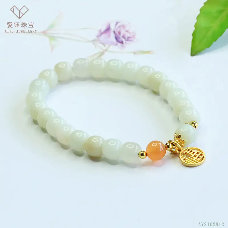 Clear Water Design Jade Bracelet for Men Women - Image 3