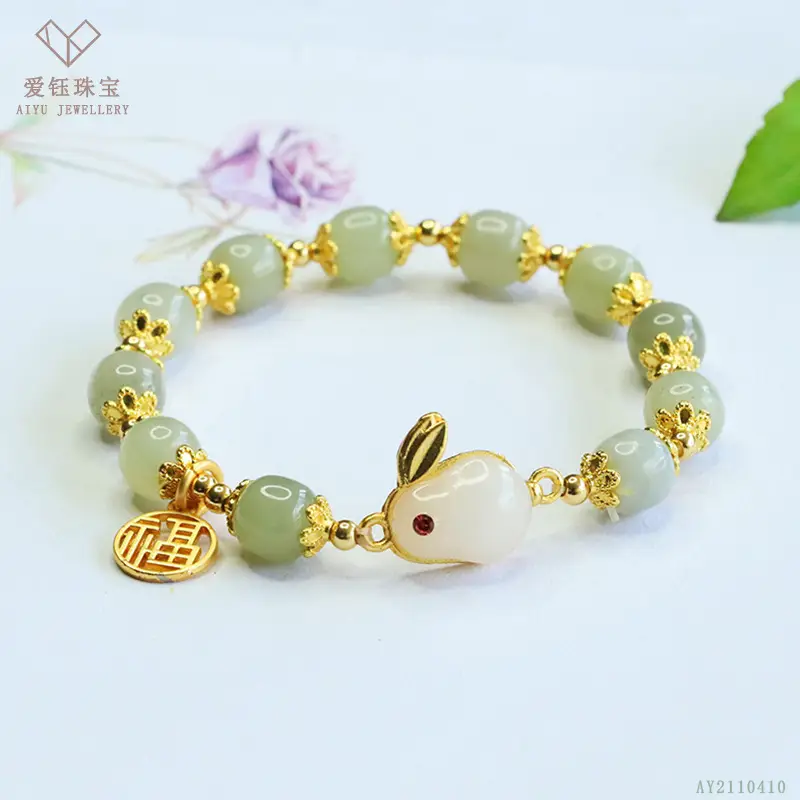 Clear Water Design Jade Bracelet for Men Women - Image 5