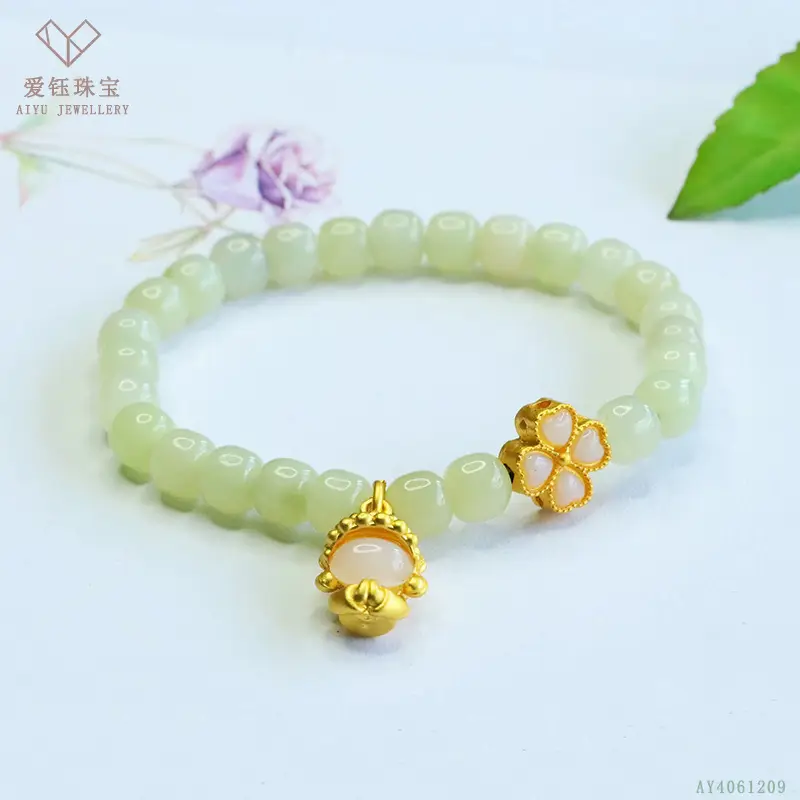 Clear Water Design Jade Bracelet for Men Women - Image 6