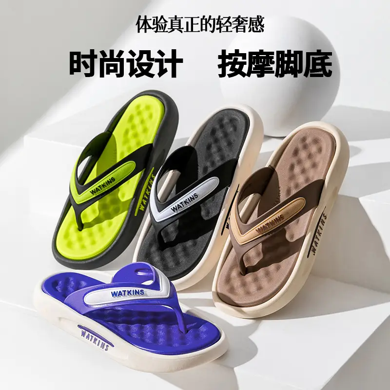 Women's Blue Waters Casual Flip Flops with Non-Slip Soles