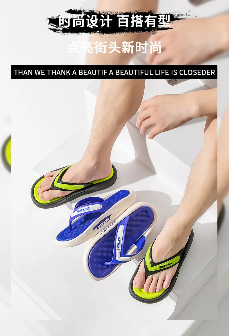 Women's Blue Waters Casual Flip Flops with Non-Slip Soles — feature 2