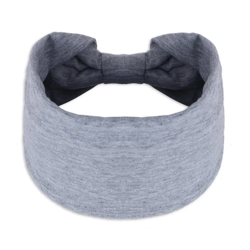 Floral gray cotton wide brim