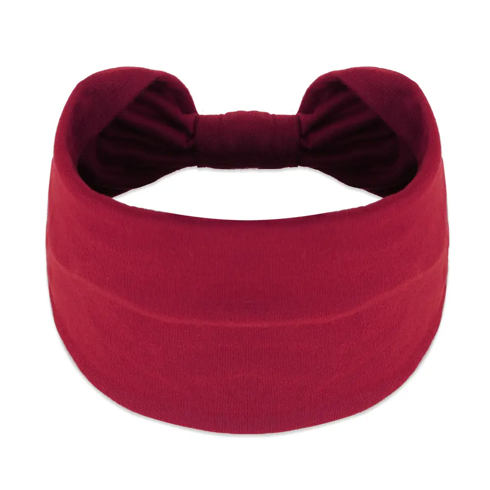 Women's Olive Green Wide-brim Hair Band with Bow