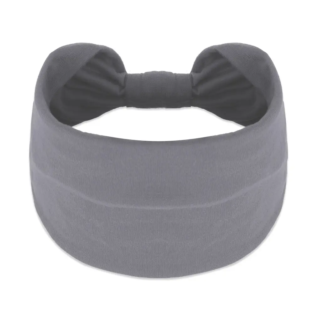 Women's Olive Green Wide-brim Hair Band with Bow