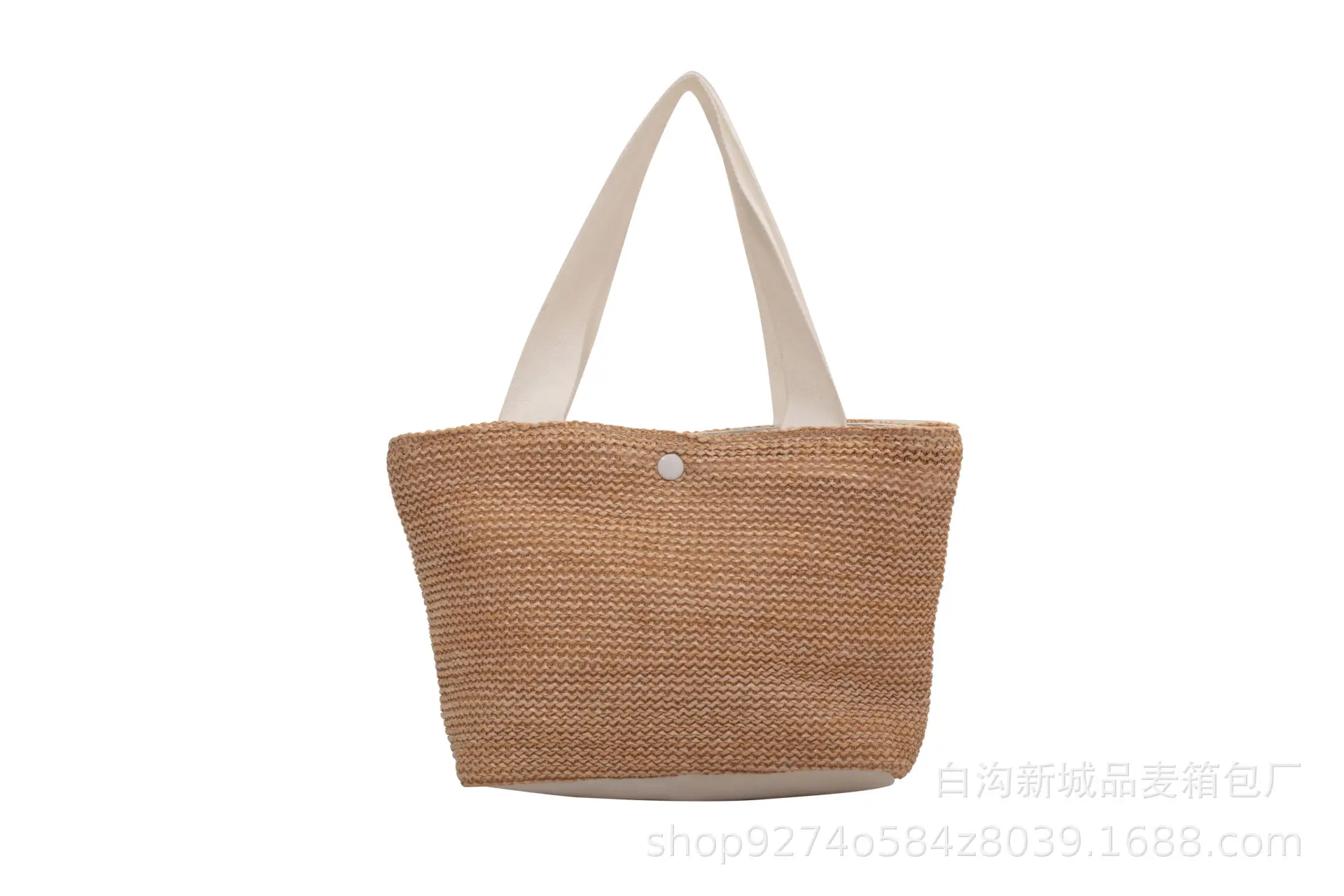 Summer Straw Beach Bag Large Capacity Women's Tote - Image 6