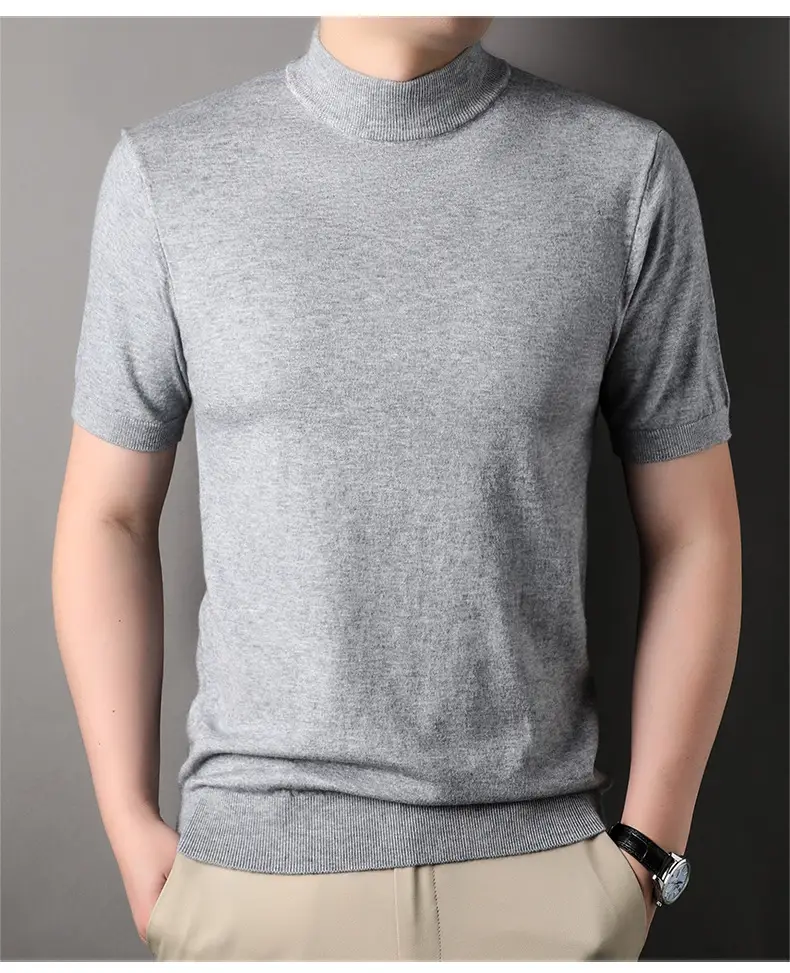 Men's Brown Turtleneck Cardigan 2025 Winter — feature 10
