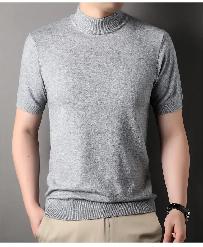 Men's Brown Turtleneck Cardigan 2025 Winter — feature 11