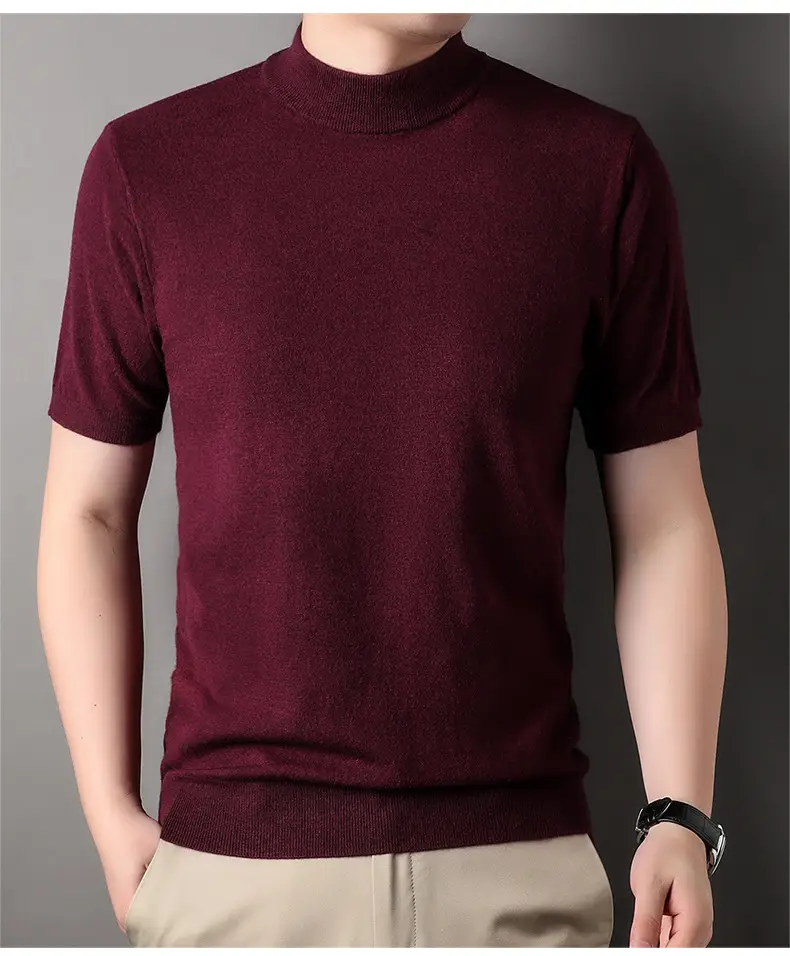 Men's Brown Turtleneck Cardigan 2025 Winter — feature 13