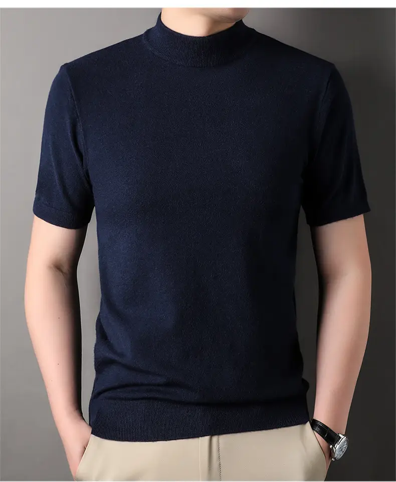 Men's Brown Turtleneck Cardigan 2025 Winter — feature 14