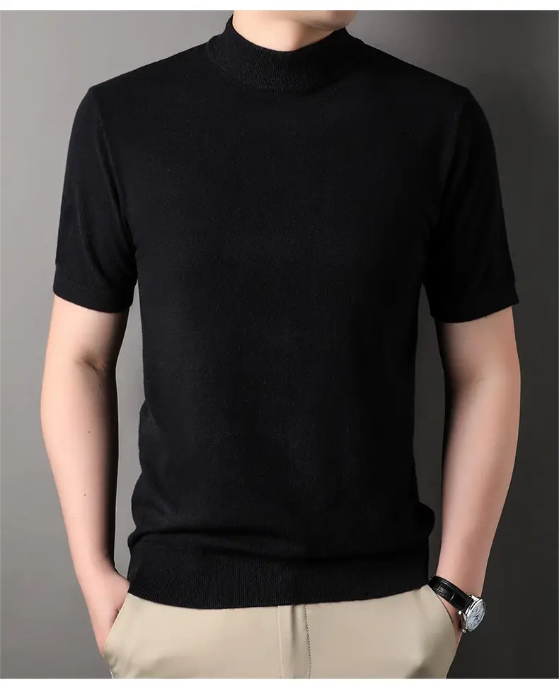 Men's Brown Turtleneck Cardigan 2025 Winter — feature 16