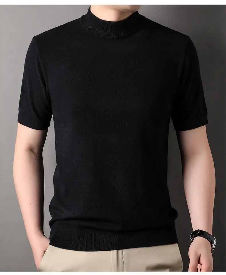 Men's Brown Turtleneck Cardigan 2025 Winter — feature 17