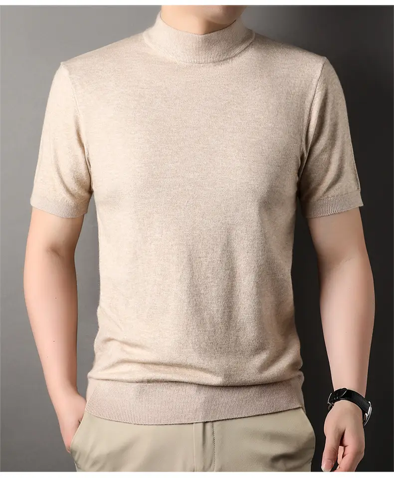 Men's Brown Turtleneck Cardigan 2025 Winter — feature 9