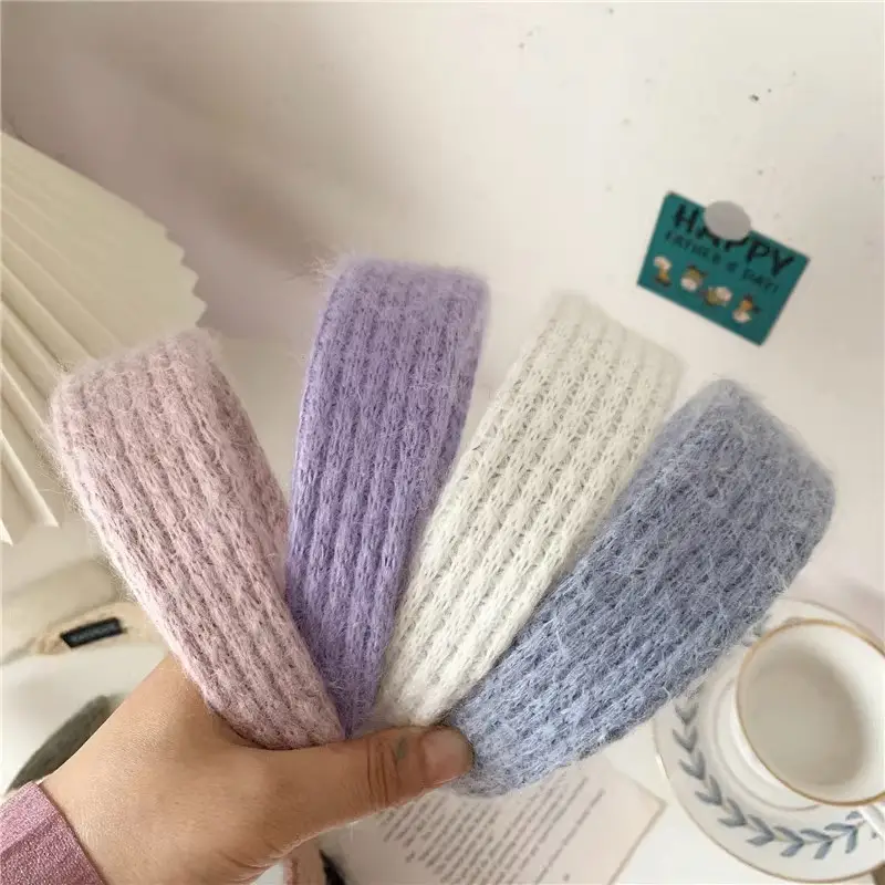 Pink Wool Hairband for Women with Soft Texture - Image 11