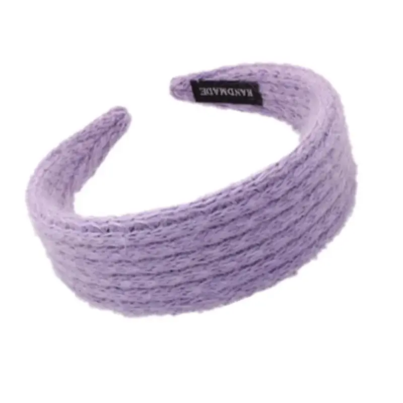 Pink Wool Hairband for Women with Soft Texture - Image 13