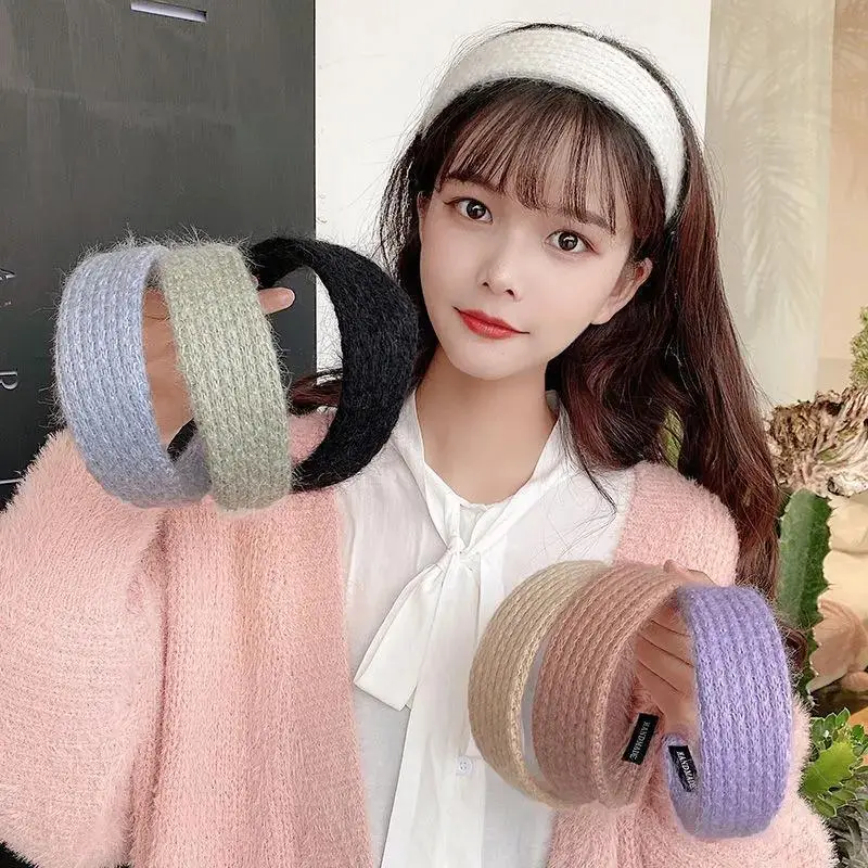 Pink Wool Hairband for Women with Soft Texture — feature 4