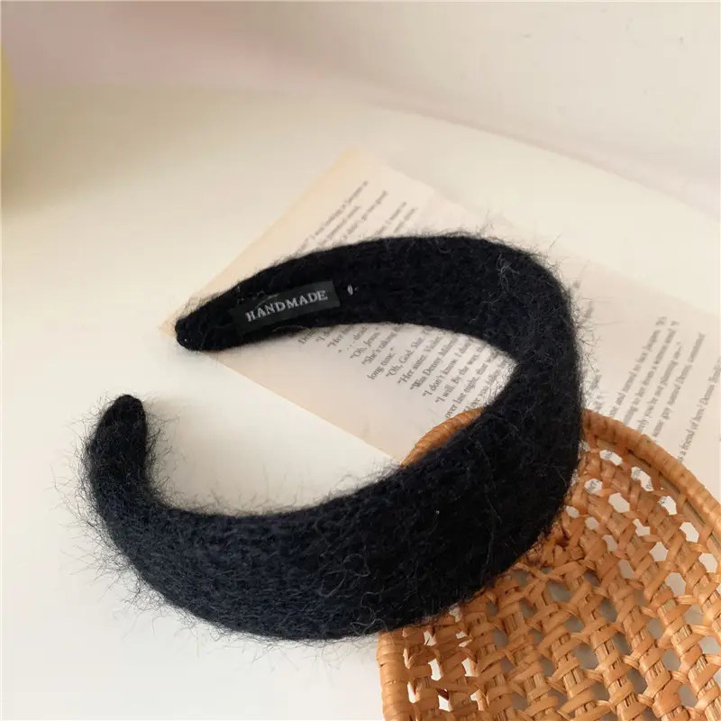 Pink Wool Hairband for Women with Soft Texture - Image 7