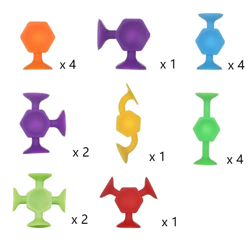 Mini hexagonal 19 OPP bags