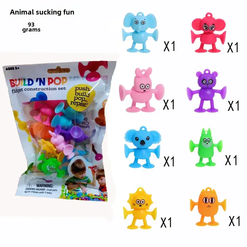 Kids Suction Toys 24 Pcs Colorful Building Blocks - Image 14