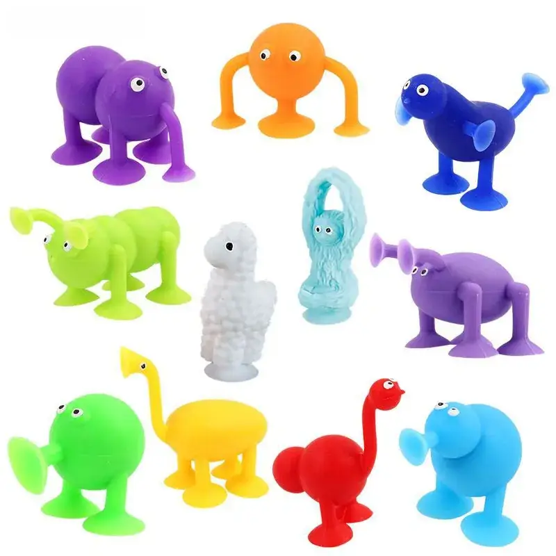 Kids Suction Toys 24 Pcs Colorful Building Blocks - Image 16
