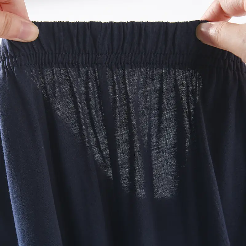 Children Ice Silk Navy Blue School Pants Primary Boys Girls - Image 4
