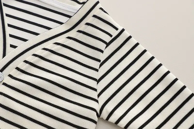 2023 Kids Pinstripe T-Shirt & Pants Set for Boys — feature 14