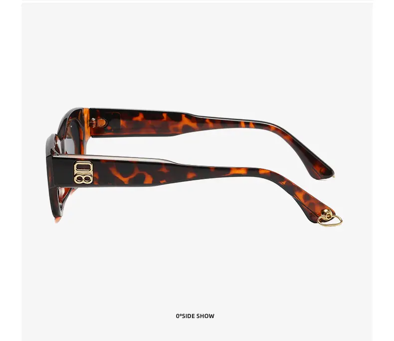 Retro Cat's Eye Sunglasses Women White Black — feature 15