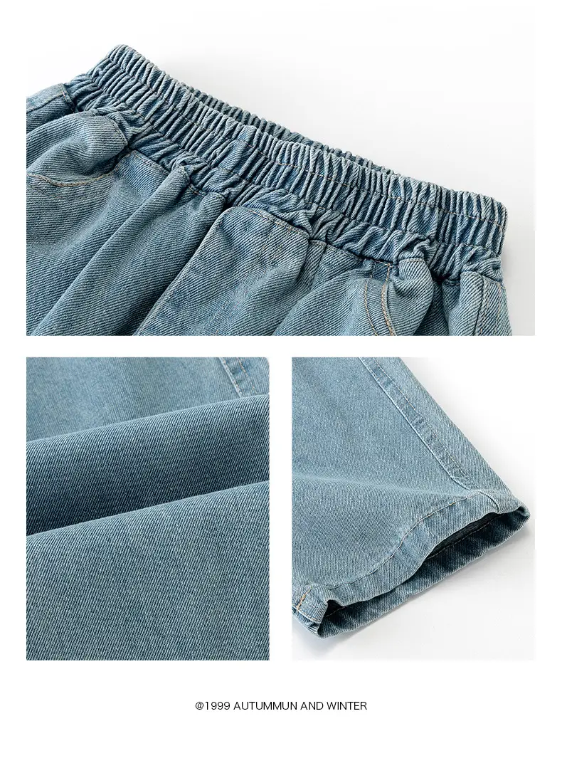 Children's Light Blue Hip Hop Capri Pants — feature 18