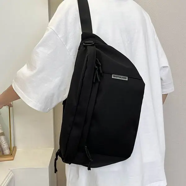 Men's Trendy Japanese Style Crossbody Bag Large Capacity