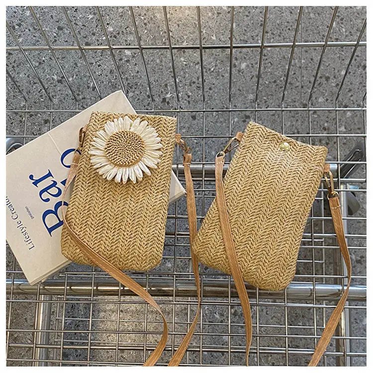 Women's Woven Shoulder Crossbody Bag Mobile Phone Bag — feature 17