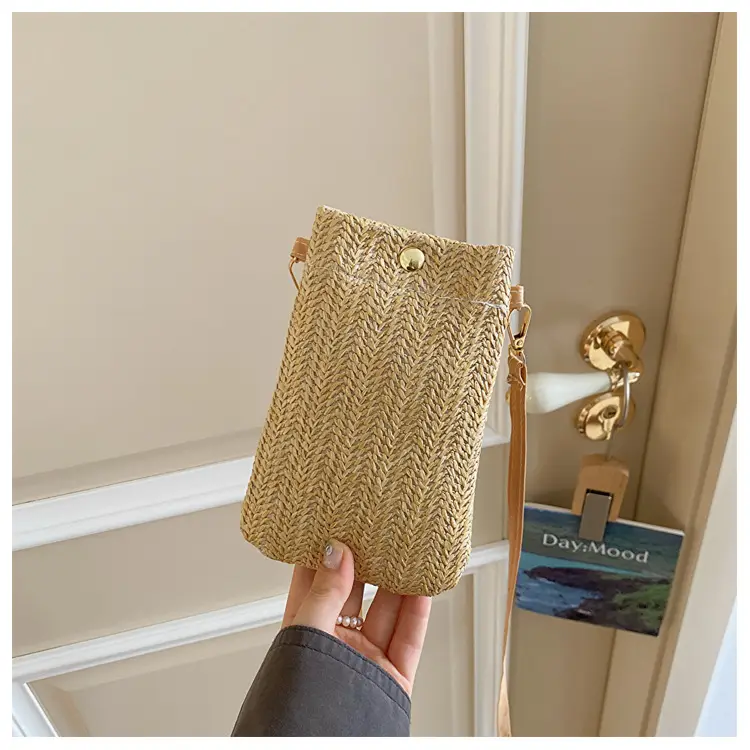 Women's Woven Shoulder Crossbody Bag Mobile Phone Bag — feature 18