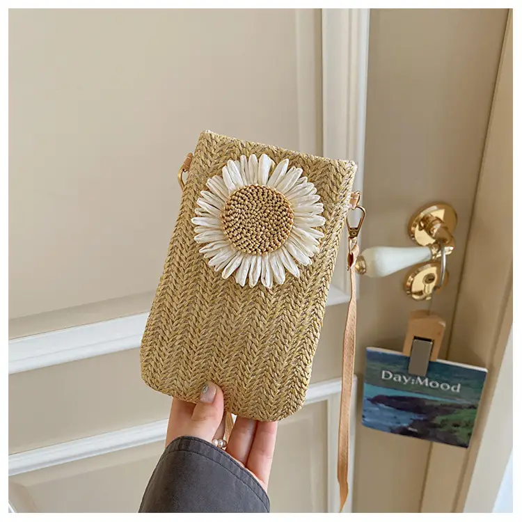 Women's Woven Shoulder Crossbody Bag Mobile Phone Bag — feature 19