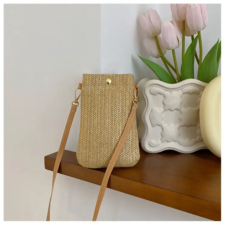 Women's Woven Shoulder Crossbody Bag Mobile Phone Bag — feature 20