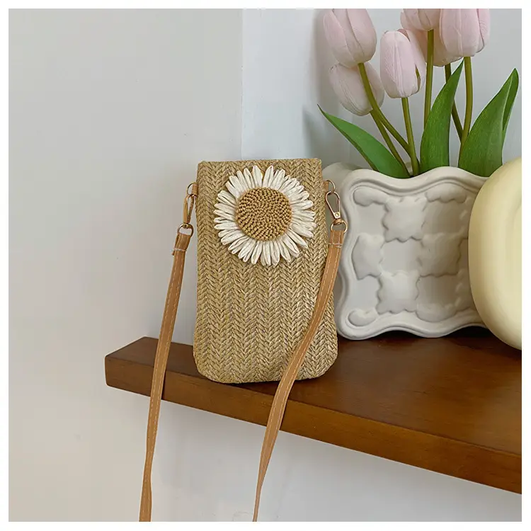 Women's Woven Shoulder Crossbody Bag Mobile Phone Bag — feature 21