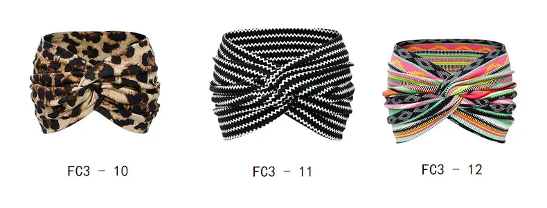 Black Ultra Wide Edge Elastic Headband for Women — feature 12