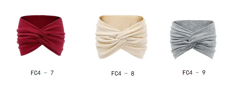 Black Ultra Wide Edge Elastic Headband for Women — feature 15