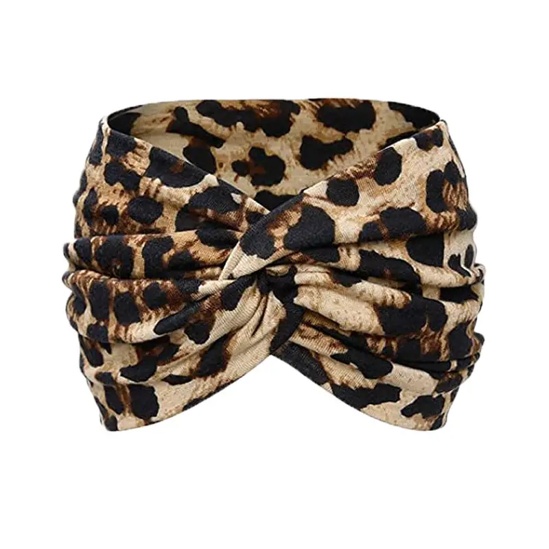 Black Ultra Wide Edge Elastic Headband for Women