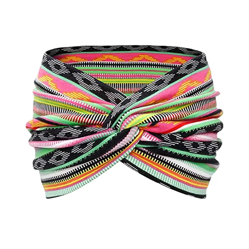 Black Ultra Wide Edge Elastic Headband for Women