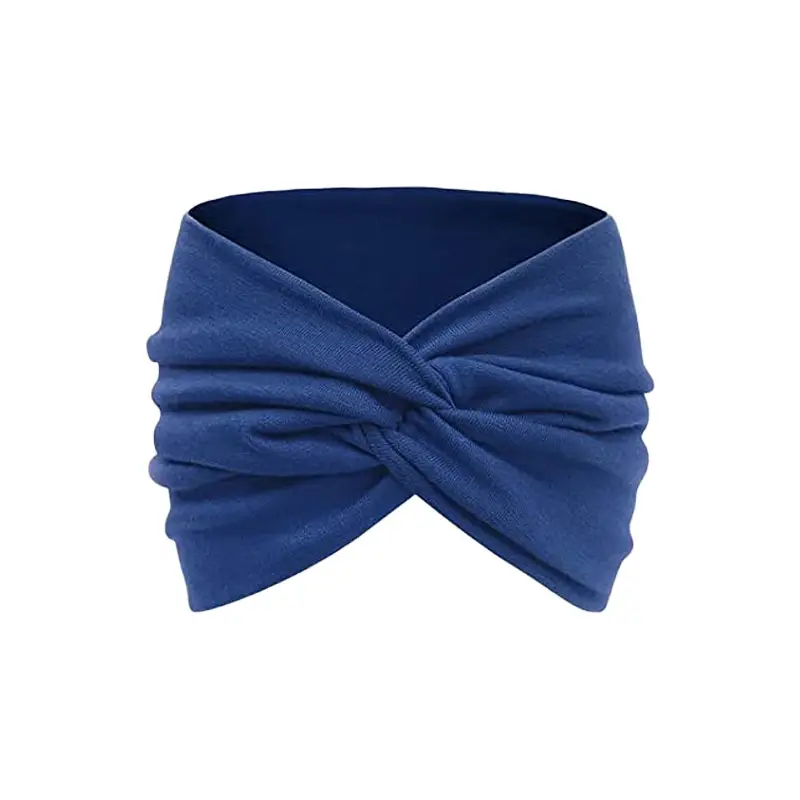 Black Ultra Wide Edge Elastic Headband for Women