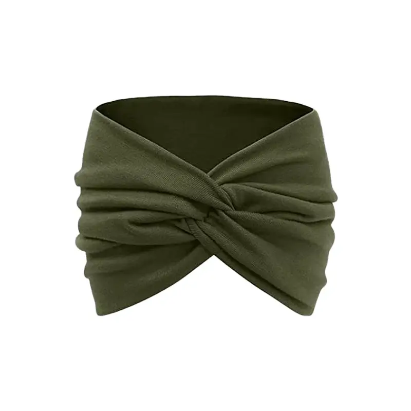 Black Ultra Wide Edge Elastic Headband for Women