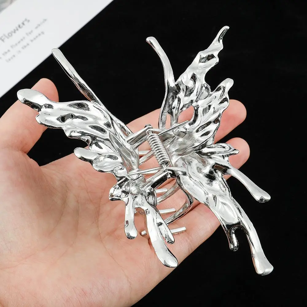 Liquid Metal Butterfly Hairpin Clip for Women - Image 4
