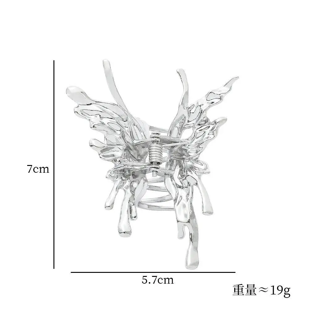 Liquid Metal Butterfly Hairpin Clip for Women - Image 2