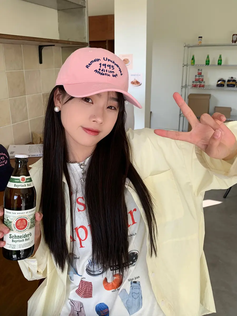 Korean-style Letter Contrast Cap Women Deepen Big Head Soft Top - Image 10