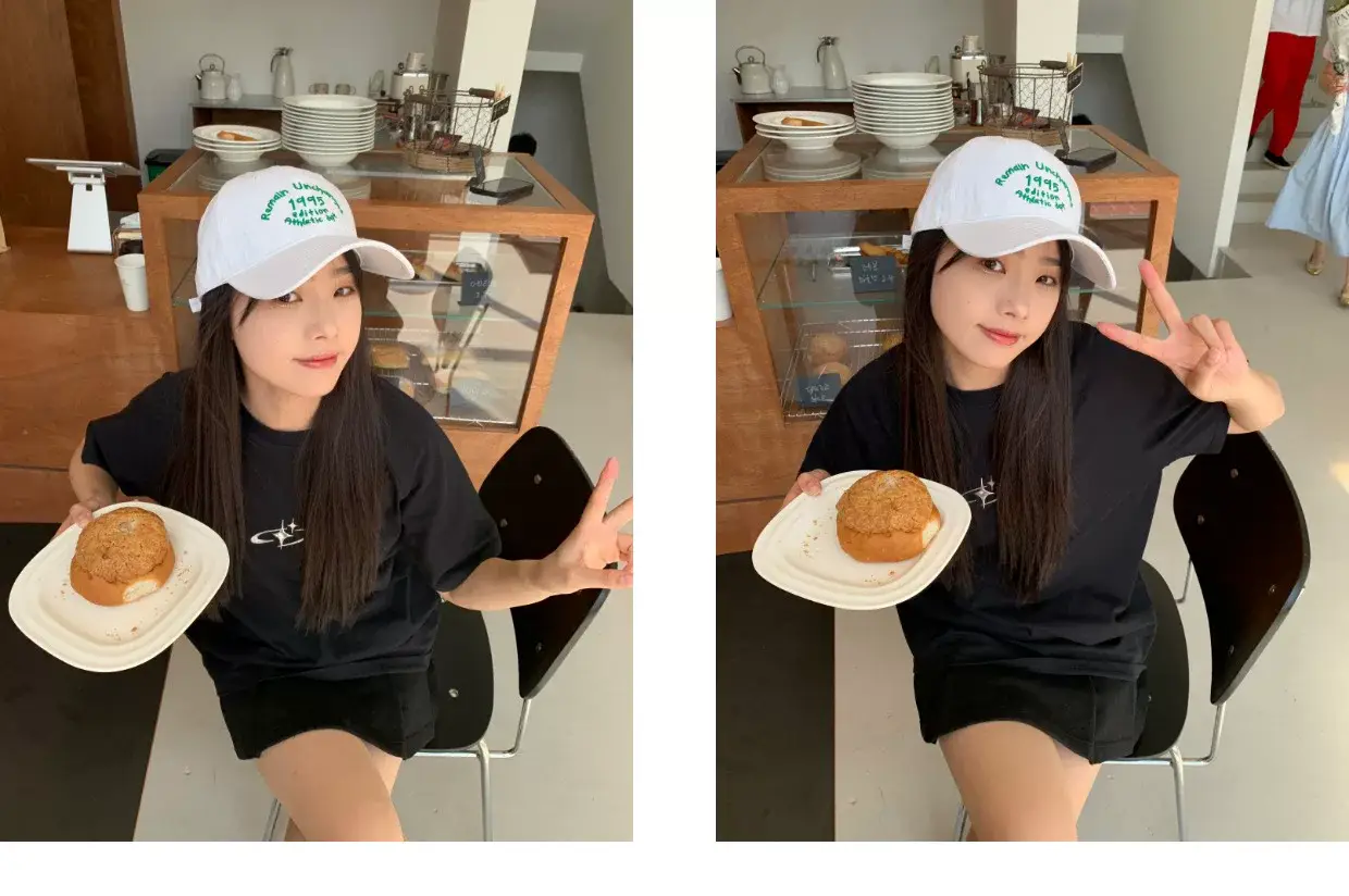 Korean-style Letter Contrast Cap Women Deepen Big Head Soft Top — feature 19