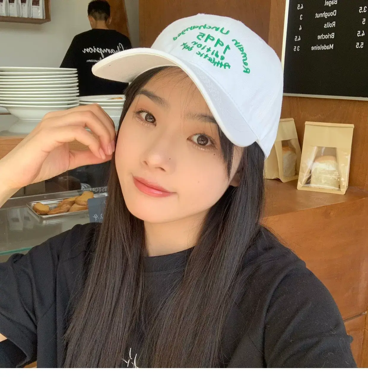Korean-style Letter Contrast Cap Women Deepen Big Head Soft Top — feature 20