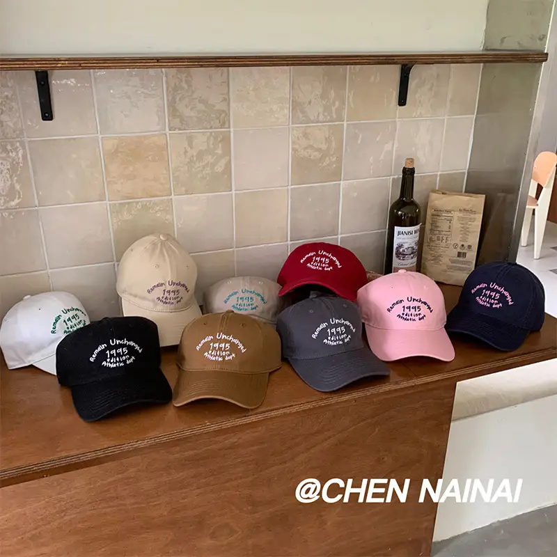 Korean-style Letter Contrast Cap Women Deepen Big Head Soft Top — feature 3